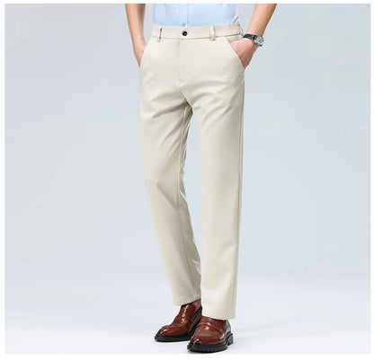 Men's Summer Casual Suit Pants Plus Size 28-42
