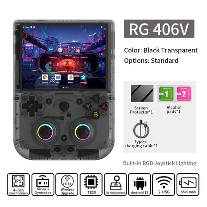 Anbernic RG 406V Retro Handheld Console 4 Inch IPS