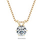 Moissanite Pendant Necklace 925 Sterling Silver Women
