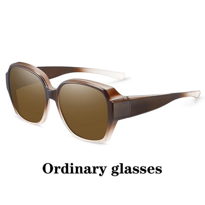 Round Polarized Sunglasses for Prescription Glasses