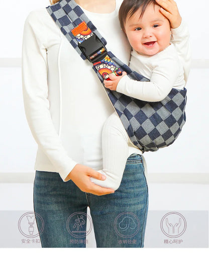 Soft Cotton Baby Carrier Sling with Anti-Slip Design