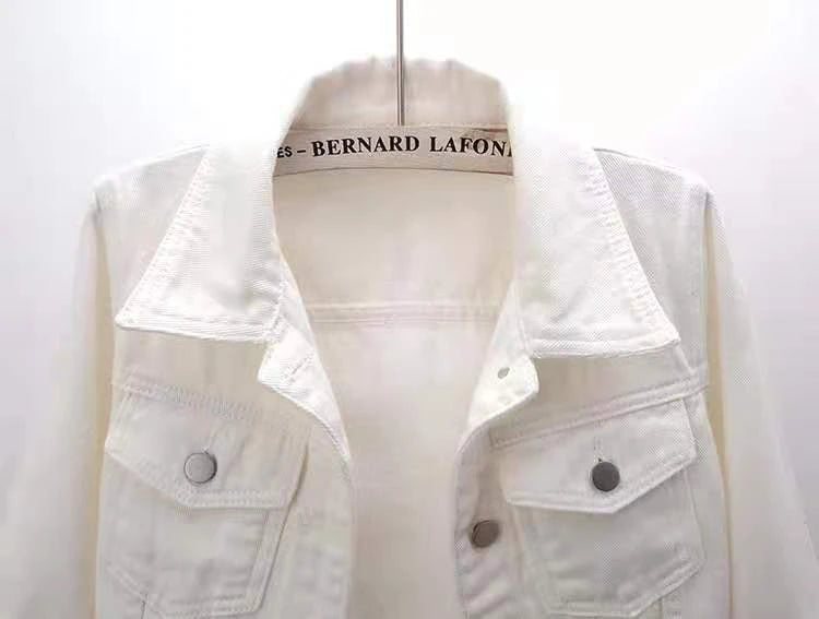 Women Cotton Denim Jacket Casual Spring Autumn Coat