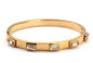 Classic Gold Plated Stainless Steel Cuff Bracelet