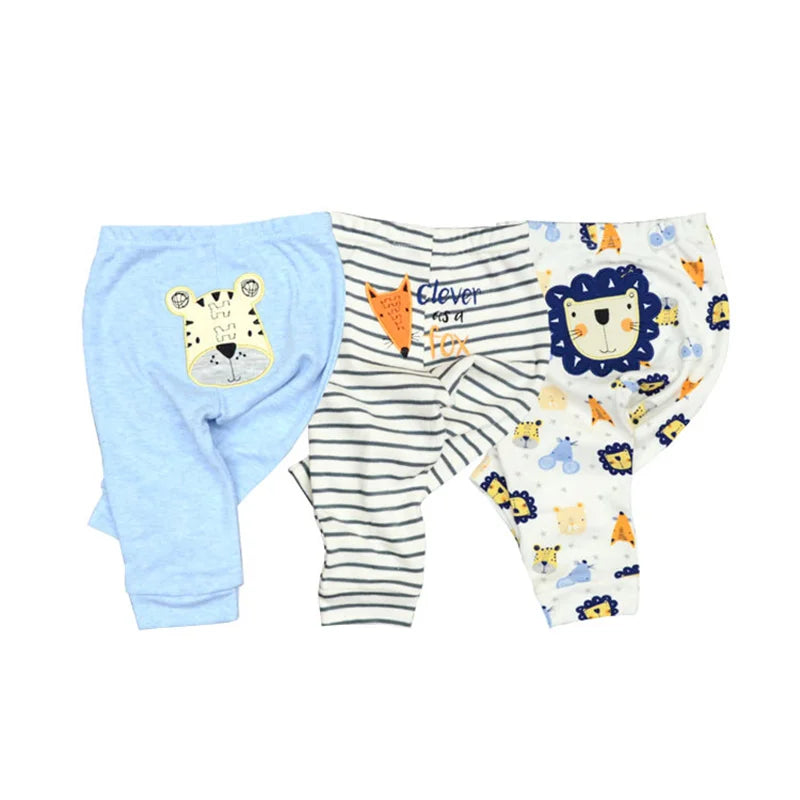 Cartoon Cotton Baby Pants for Boys and Girls