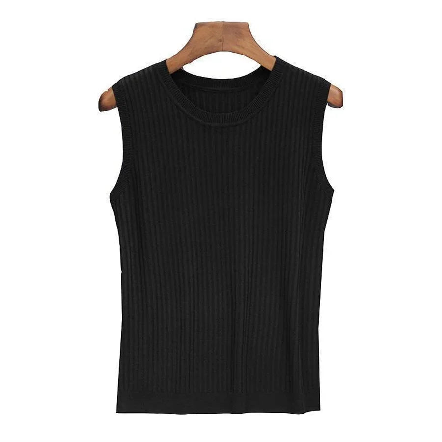 Summer Knitted Blouse Shirt for Women