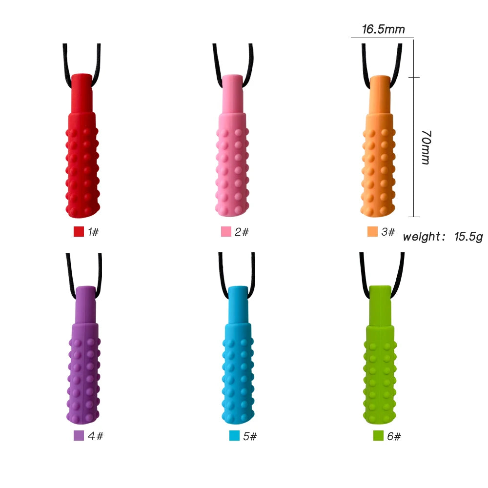 Silicone Teether Chew Necklace for Kids