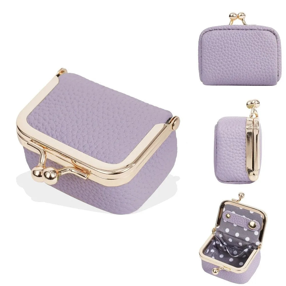 Genuine Leather Coin Purse Mini Small Item Bag