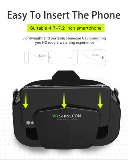 3D Virtual Reality Glasses Headset for Smartphones
