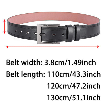 Men's Casual PU Leather Pin Buckle Belt Plus Size