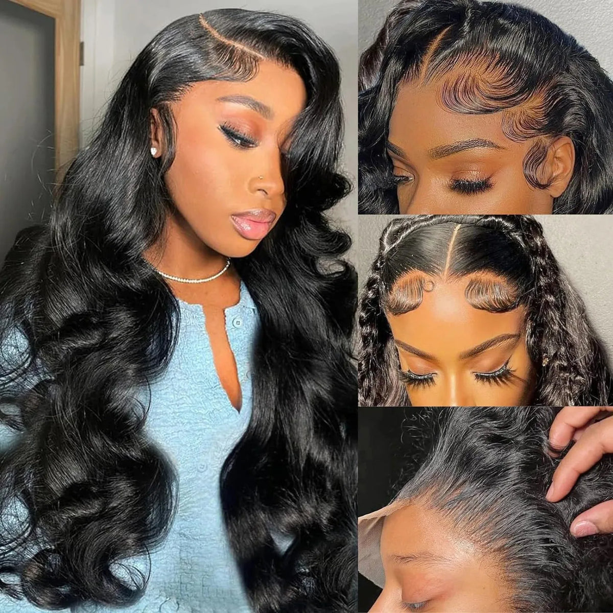 Body Wave 13x6 HD Transparent Lace Frontal Wig