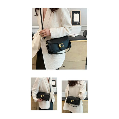 Women's Solid Color Small Square Shoulder Bag