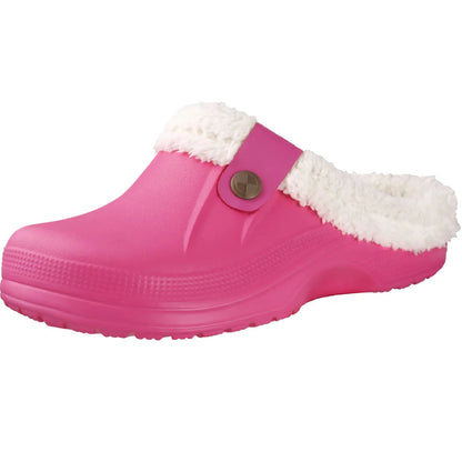 Litfun Winter Plush Furry Clogs Slippers for Women
