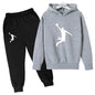 Kids Casual Hoodie and Pants Tracksuit Set