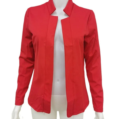 Women Blazer Jacket Long Sleeve Thin Coat
