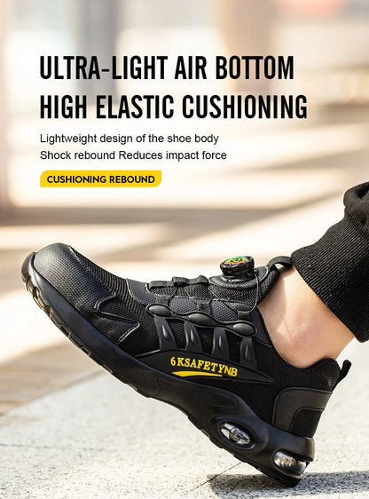Men's Steel Toe Safety Shoes with Air Cushion