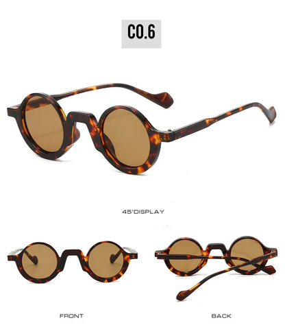Retro Round Sunglasses for Casual Travel