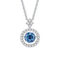Moissanite Pendant Necklace for Women in Sterling Silver