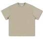 Black White Cotton T-Shirt Heavy-Duty Short Sleeves