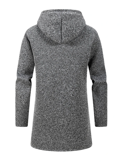 Men's Fleece Hooded Windbreaker Jacket