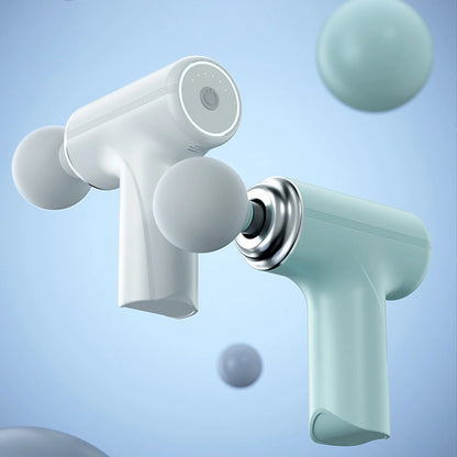 Portable Massage Gun - 4 Heads, 6 Speeds