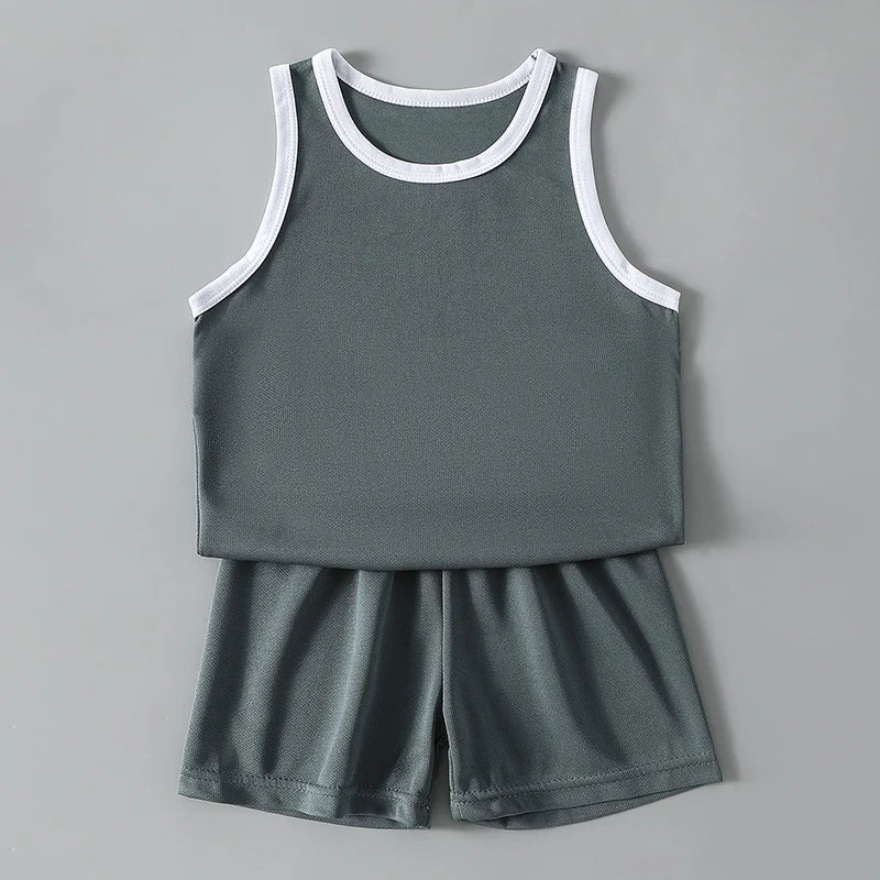 Children's Quick-Drying Sports Suit Casual Mixed Color Set