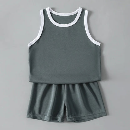 Children's Quick-Drying Sports Suit Casual Mixed Color Set
