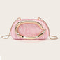 Gold PVC Evening Clutch Bag for Women