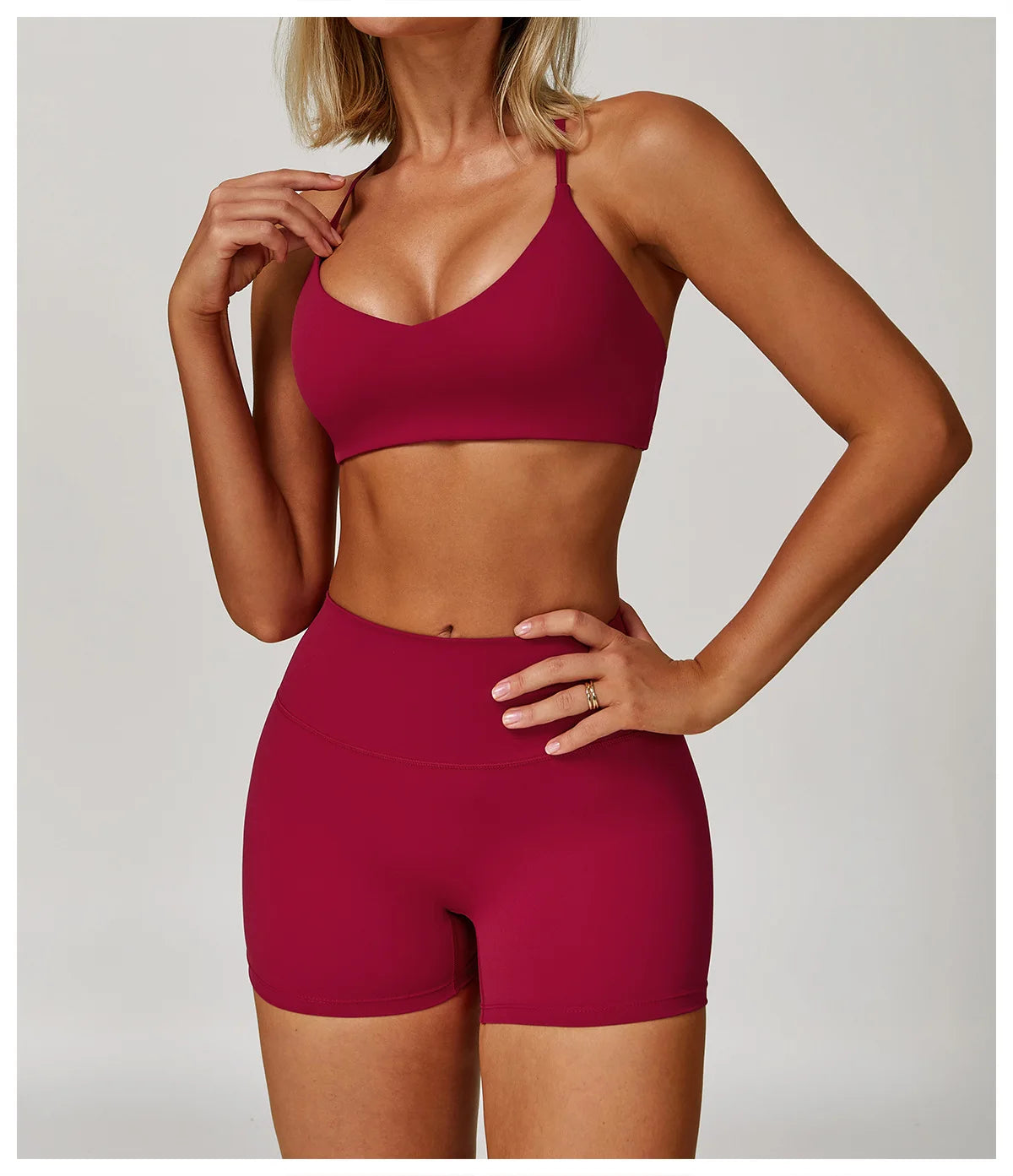 Yoga Suit Sports Set for Women Long Sleeve Athletic Wear