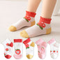 Children's Summer Fishnet Cotton Socks Set