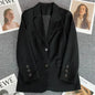Elegant Long Sleeve Blazer Coat for Women