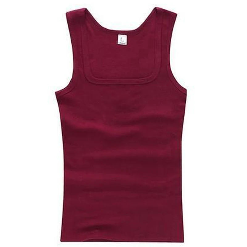 Plus Size Men Tank Tops Sleeveless Cotton Blend Vests