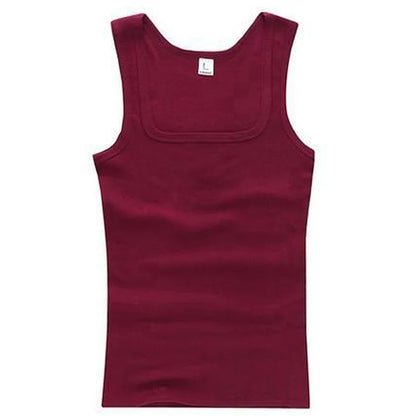 Plus Size Men Tank Tops Sleeveless Cotton Blend Vests