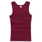Plus Size Men Tank Tops Sleeveless Cotton Blend Vests