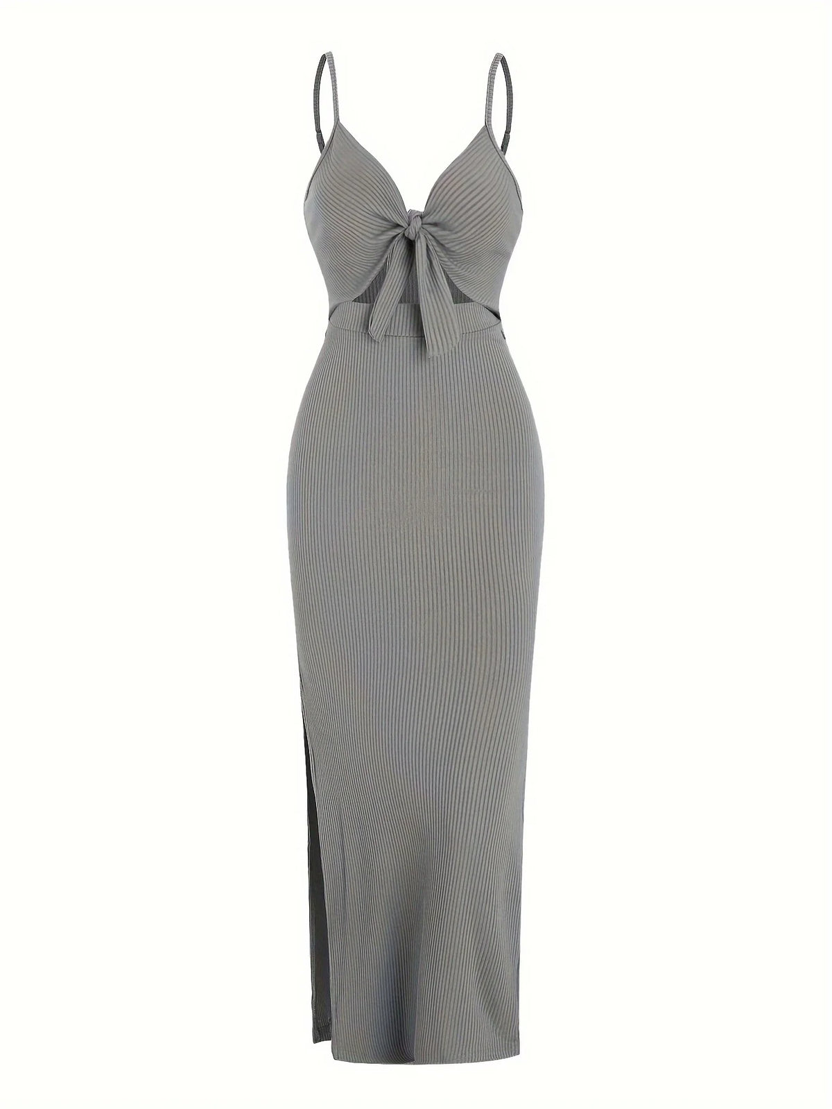 Knit Backless Sleeveless Dress for Women