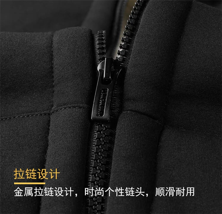 Thick Lambswool Hoodie Jacket for Men and Women