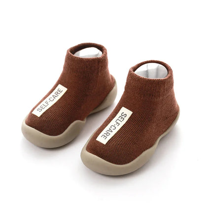 Baby Toddler First Walkers Soft Rubber Shoes