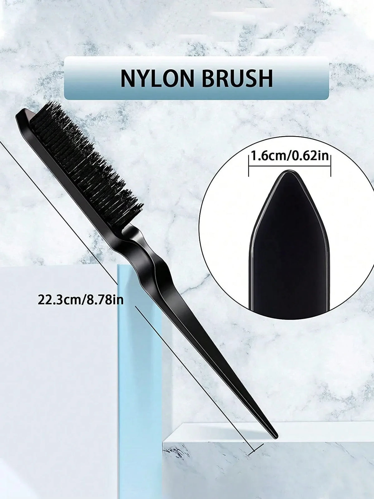 3pcs Styling Comb Set with Hair Brush and Edge Brush
