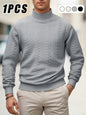 Thick Knitted Turtleneck Sweater for Men