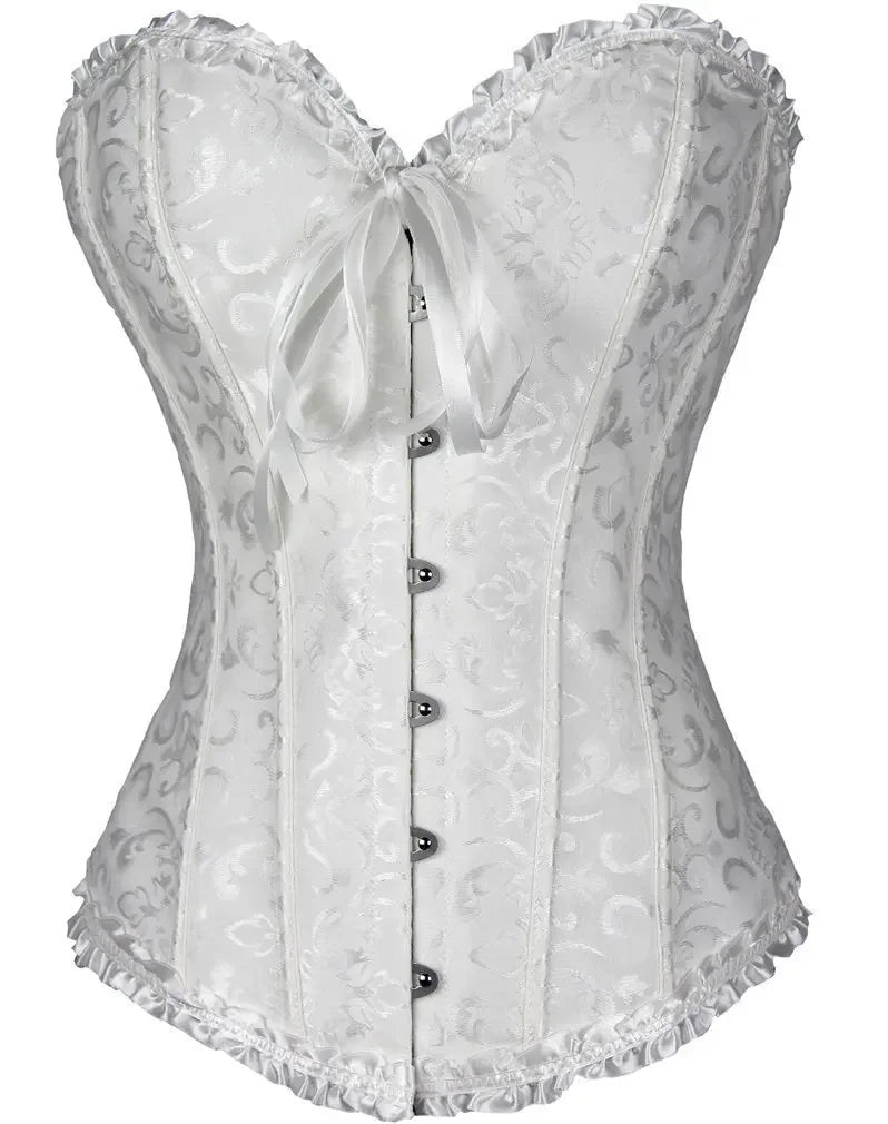 Gothic Lace Up Corset Shapewear for Women