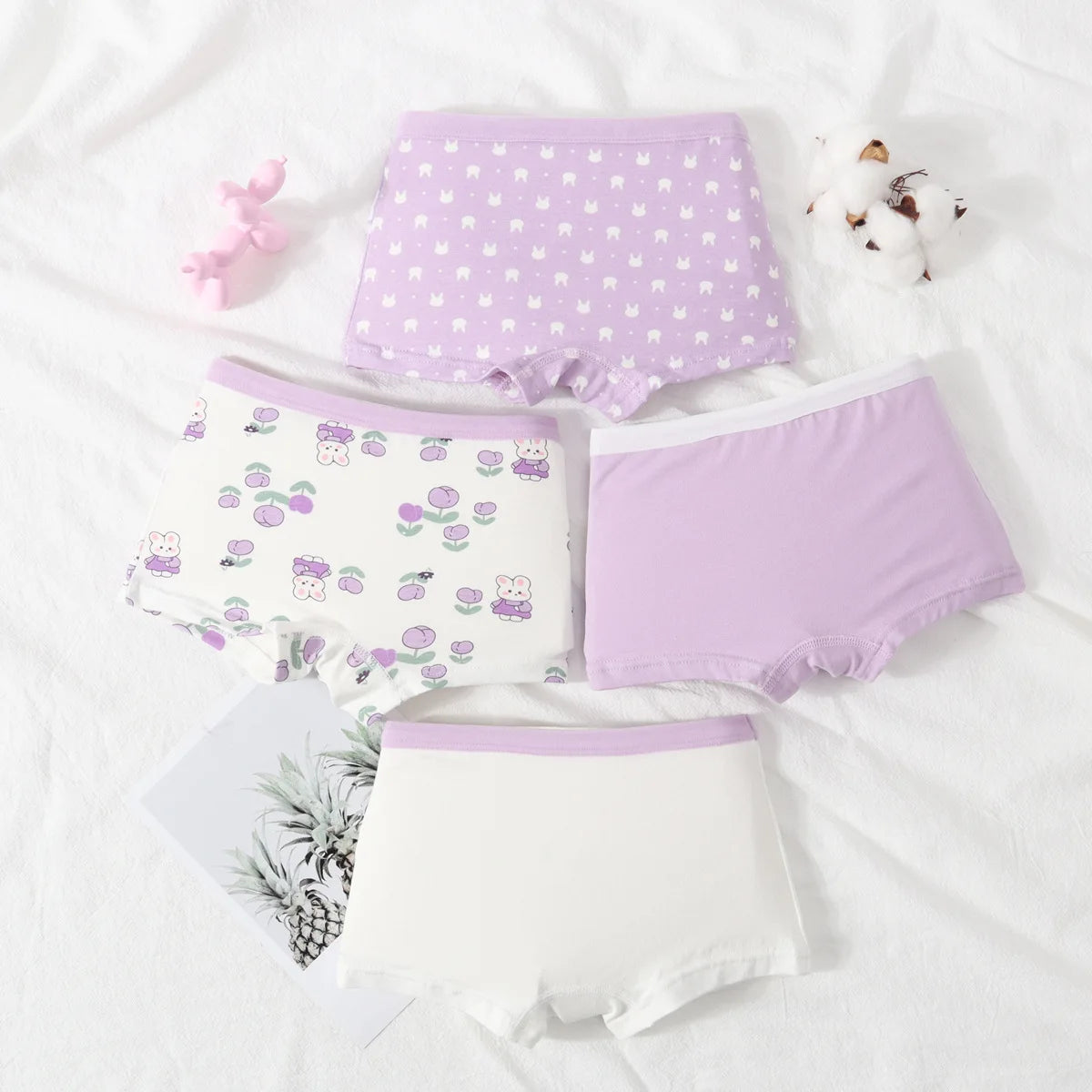 Cotton Girls' Boxers for Children