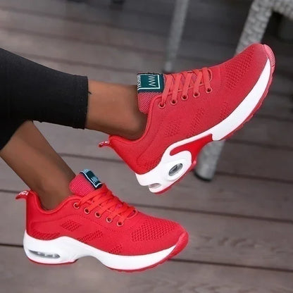 Women Breathable Mesh Platform Sneakers Casual Shoes