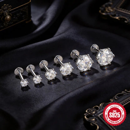 Canner Moissanite Stud Earrings 925 Sterling Silver