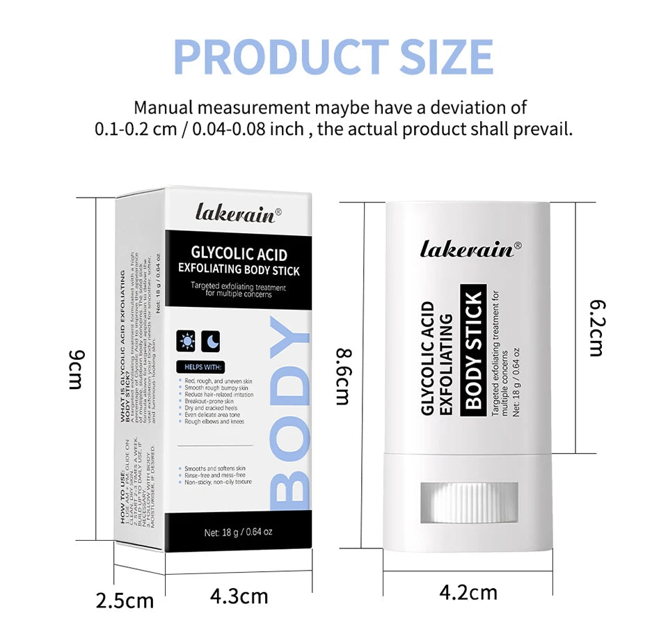 Glycolic Acid Exfoliating Body Stick 18g