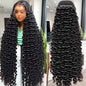 Curly Deep Wave Lace Front Wig Human Hair 200% Density