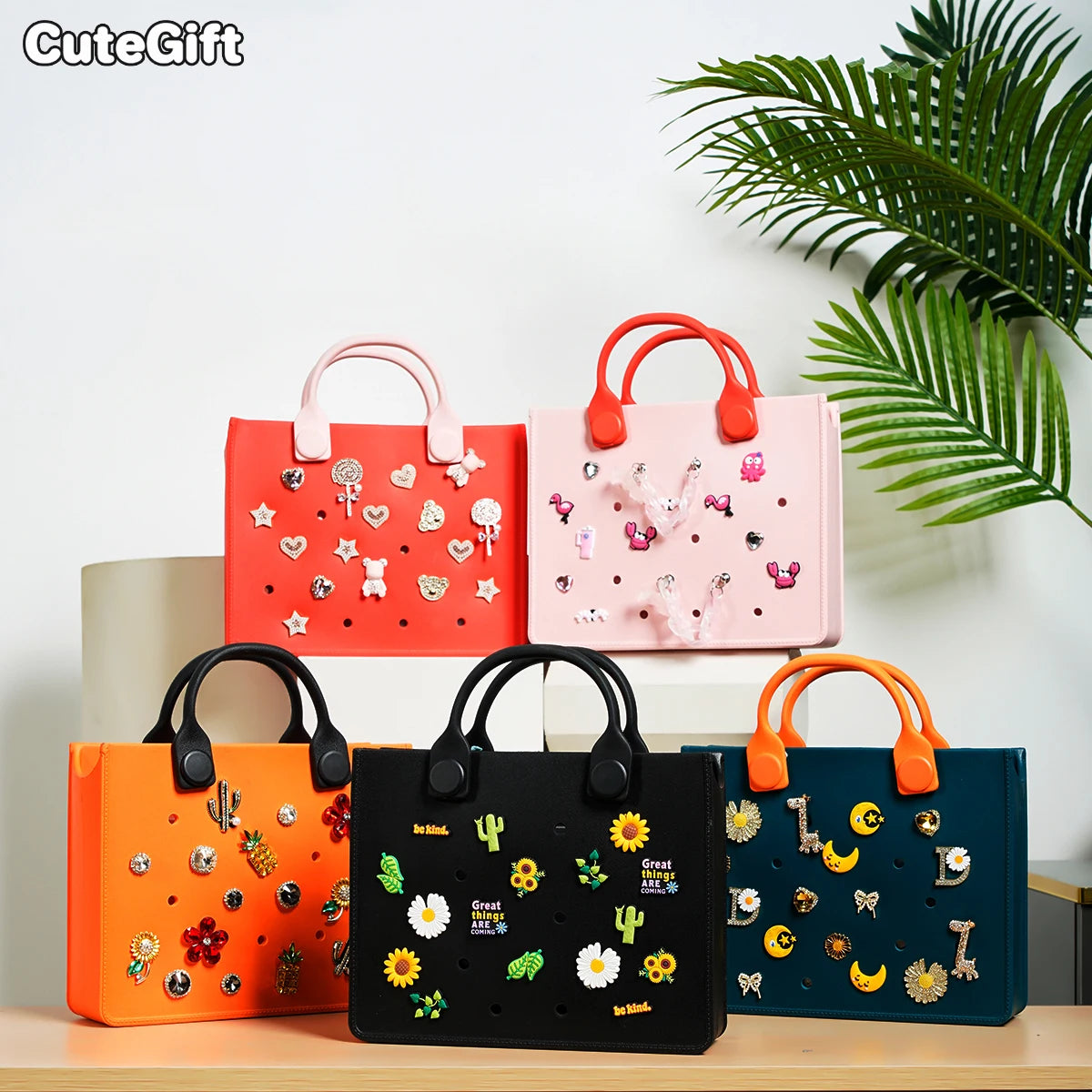 EVA Casual Waterproof Tote Bag for Women