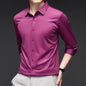 Men's Ultra-Stretch Slim-Fit Long Sleeve Shirt