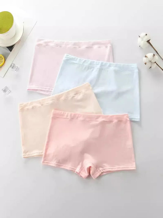 Children's Cotton Safety Pants 4PCS for Girls