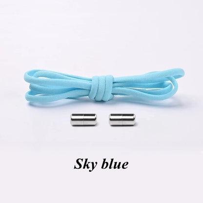 Round Elastic No Tie Shoelaces for Kids and Adults