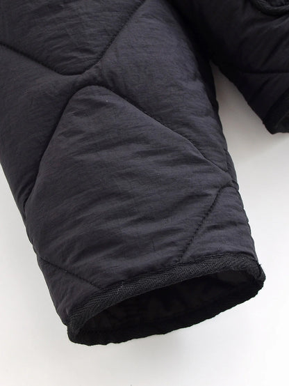 Solid Single-Breasted O-Neck Jacket for Women