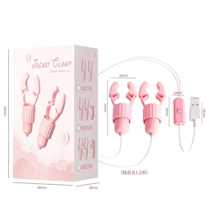Vibrating Nipple Clamps for Women